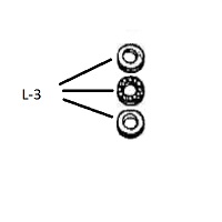 Thrust Bearing, (B1289) Quantity 2