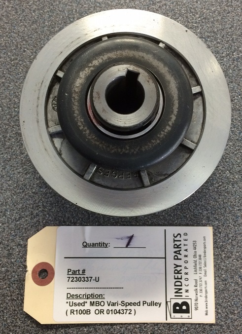 MBO Variable Speed Pulley<br>R100B  0104372